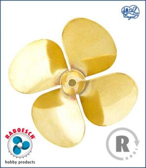 4-Blatt Wasserschraube D RECHTS 40mm M4 
