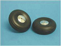 Räder mit Alu-Felge ø56mm, 2 Stk. 