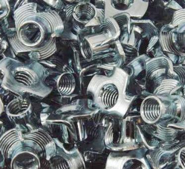 Einschlagmuttern Stahl verz. M3, 10 Stk. 