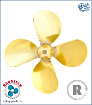4-Blatt Wasserschraube A RECHTS 45mm M4 