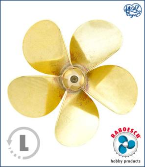 5-Blatt Wasserschraube A LINKS 45mm M4 