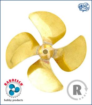 4-Blatt Wasserschraube C RECHTS 50mm M4 