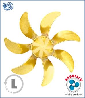 7-Blatt Sichelschraube LINKS 53mm M5 