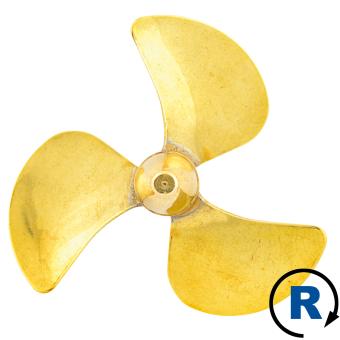 3-Blatt Wasserschraube C RECHTS 35mm M4 