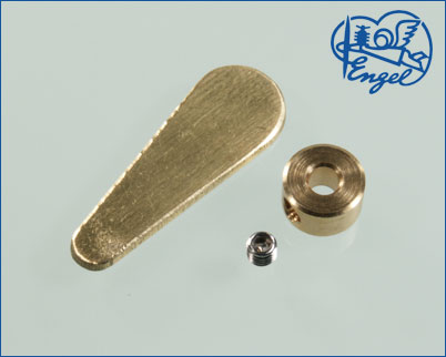 Ruderhebel Ms 27mm mit Stellring 3mm 