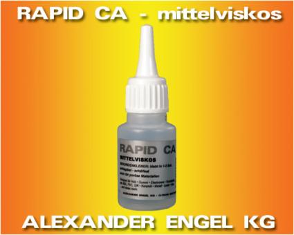 RAPID CA Sekundenkleber 20g mittelviskos 