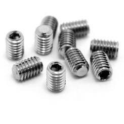 Gewindestifte mit Innensechskant M2x3mm - A2 rostfrei, 10 Stk. 