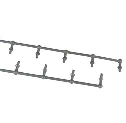 Handläufe Kstf. 5x155mm, 6 Stk. 