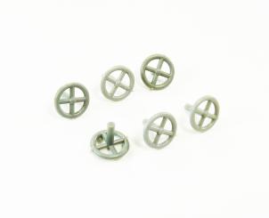 Handräder ø 8 mm, 6 Stk. 