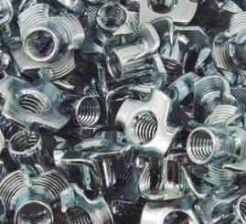 Einschlagmuttern Stahl verz. M5, 10 Stk. 